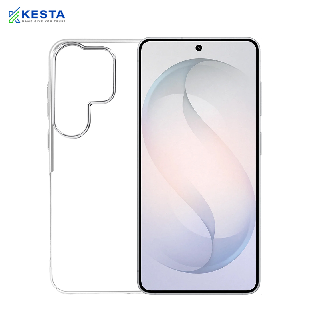 Samsung S26 Ultra Cover - Noble Silver Transparent Case (Anti Yellowing Protection)